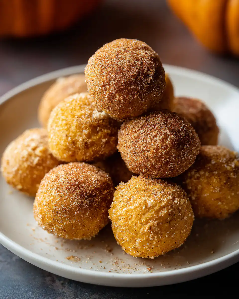 Pumpkin Donut Holes