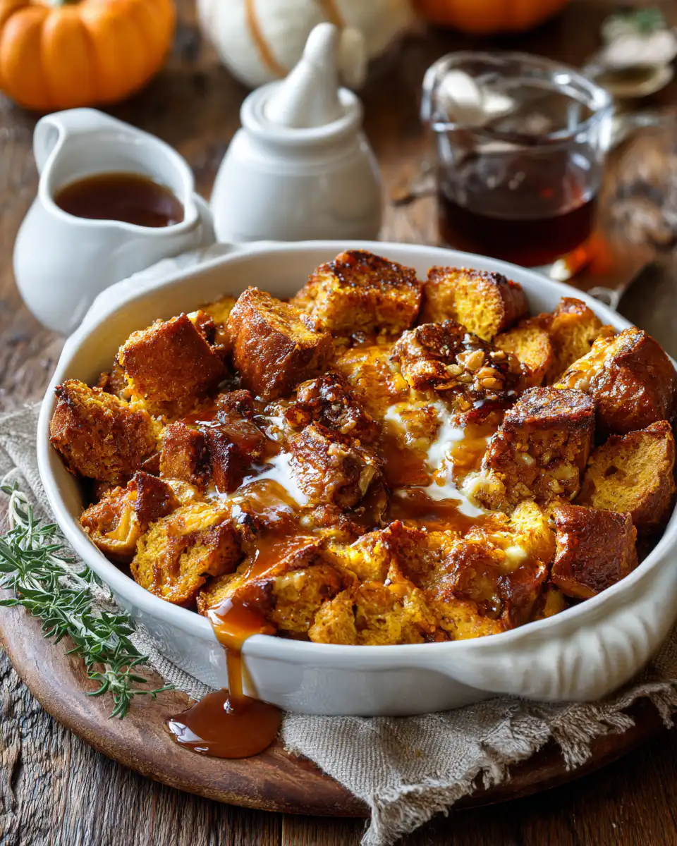 Pumpkin French Toast Casserole