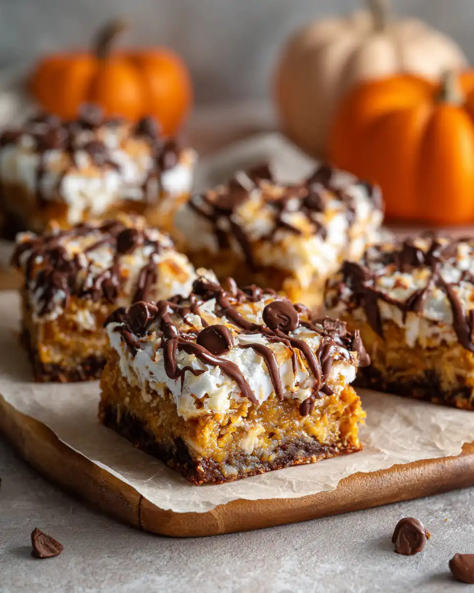 Pumpkin Magic Bars