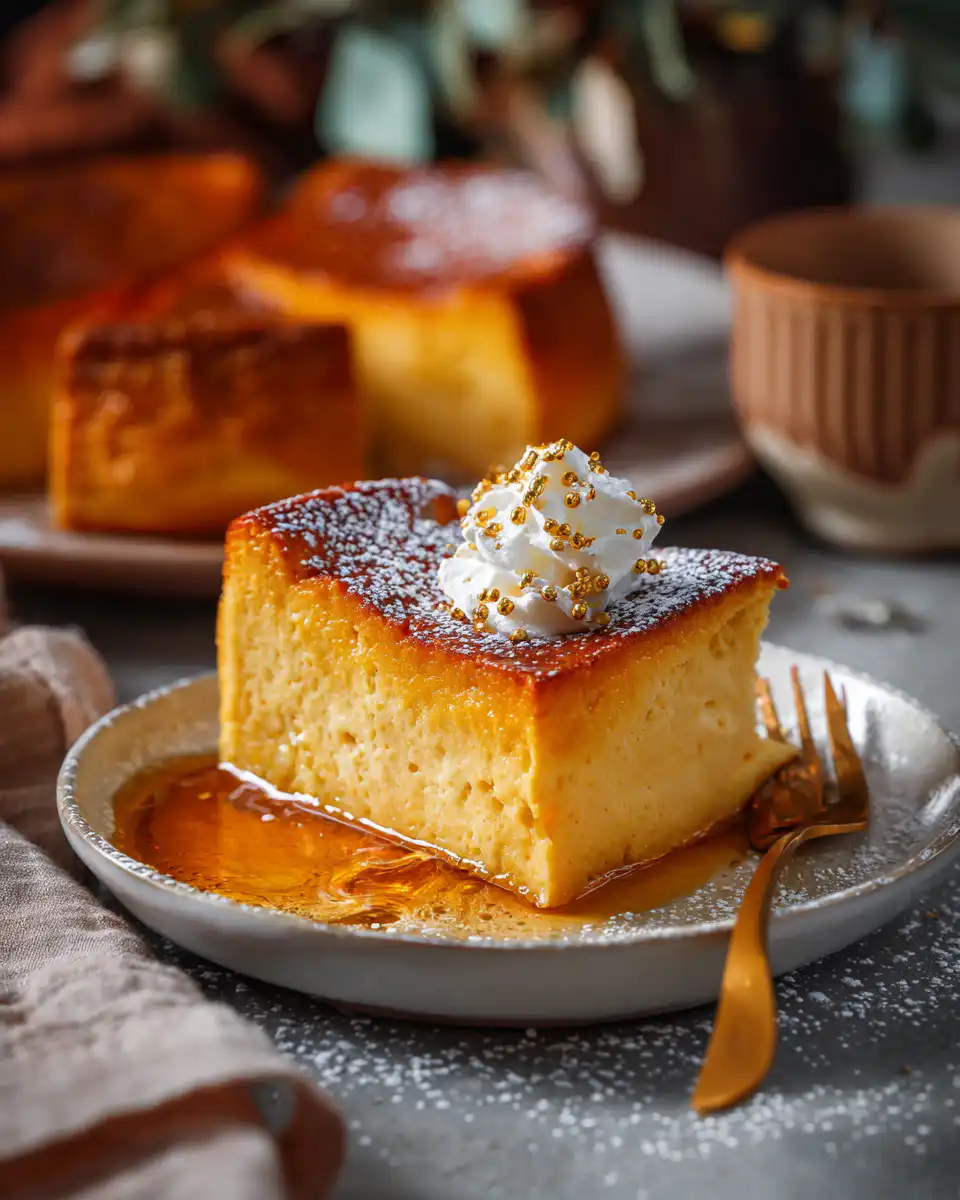 Pumpkin Magic Custard Cake