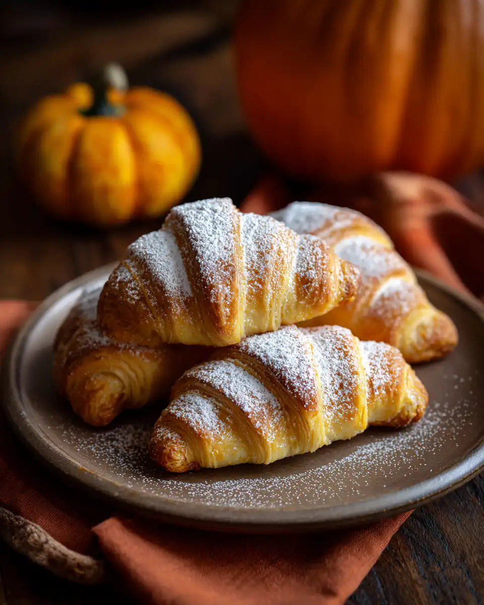 Pumpkin Pie Crescents