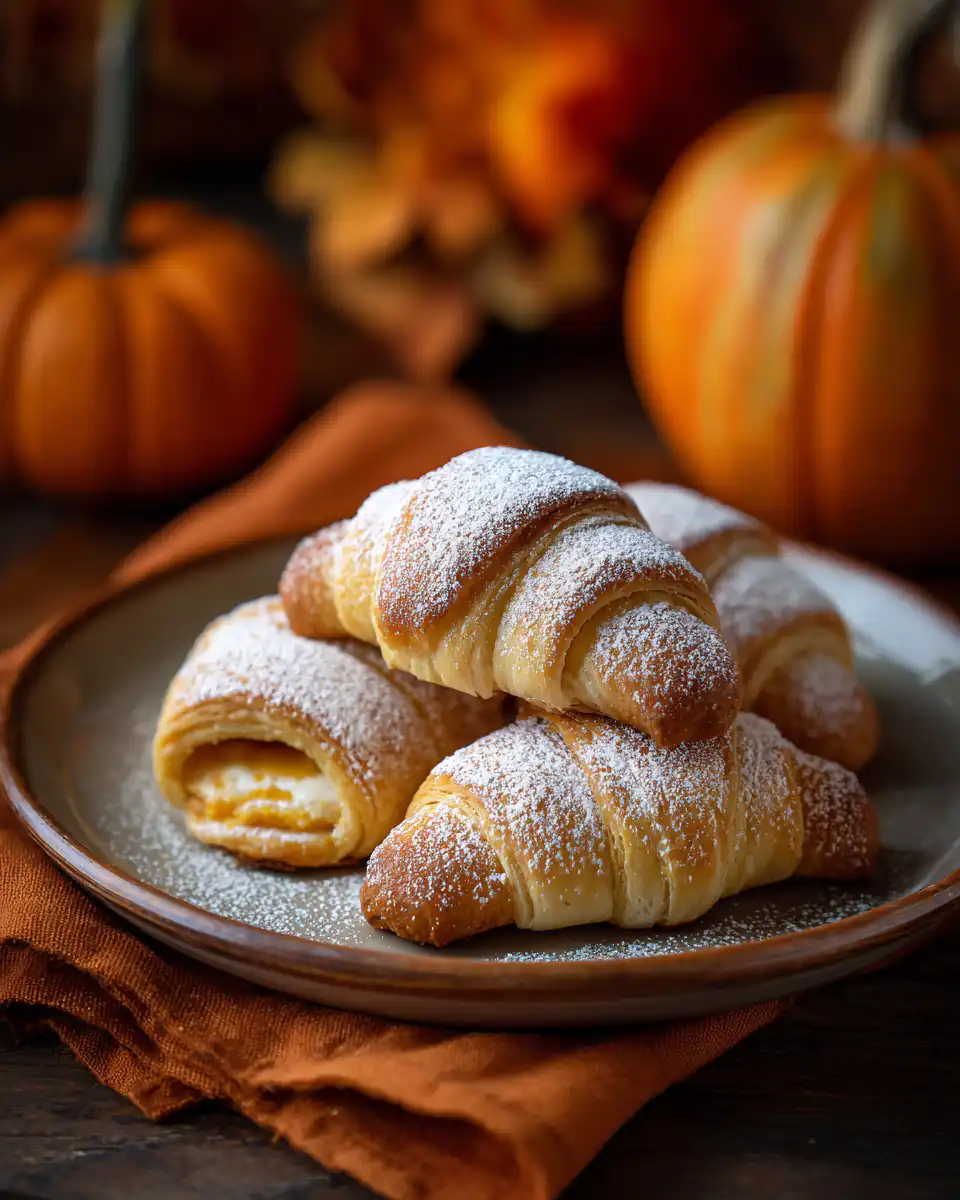 Pumpkin Pie Crescents