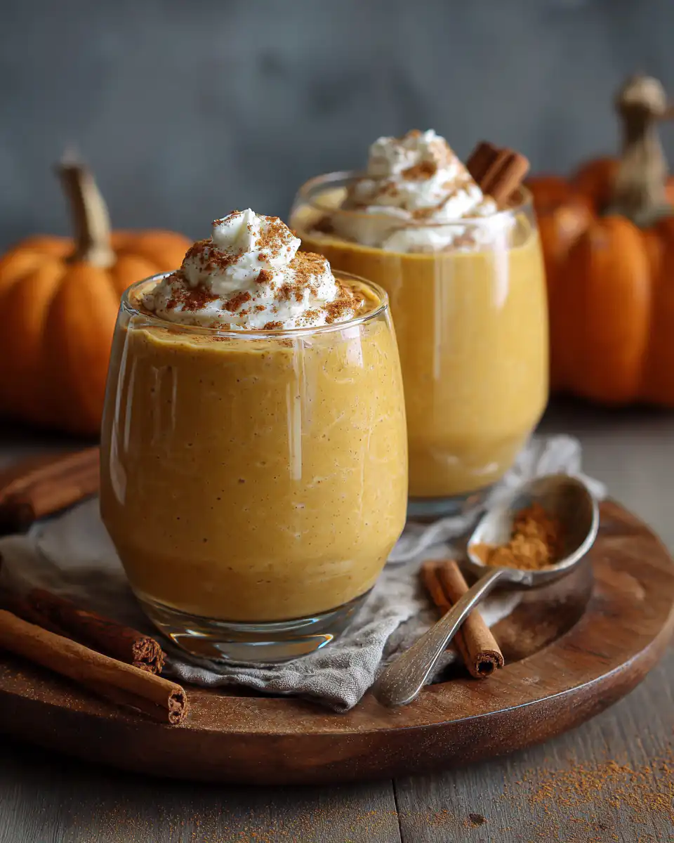 Pumpkin Pie Smoothies