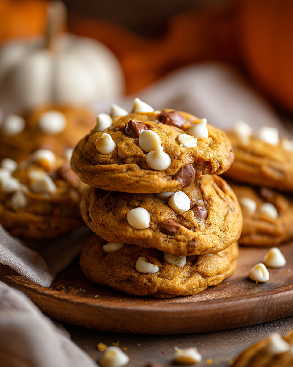 Pumpkin Pudding Cookies