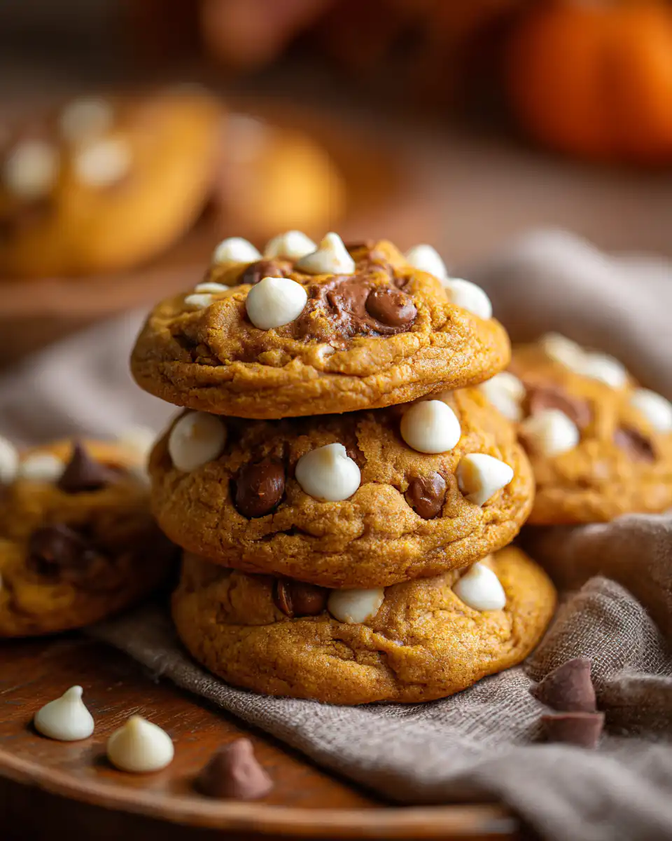 Pumpkin Pudding Cookies