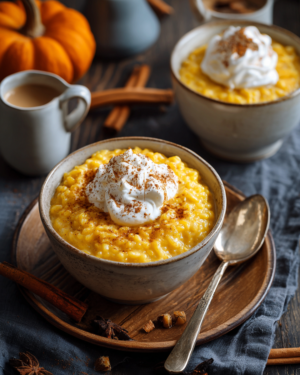 Pumpkin Rice Pudding