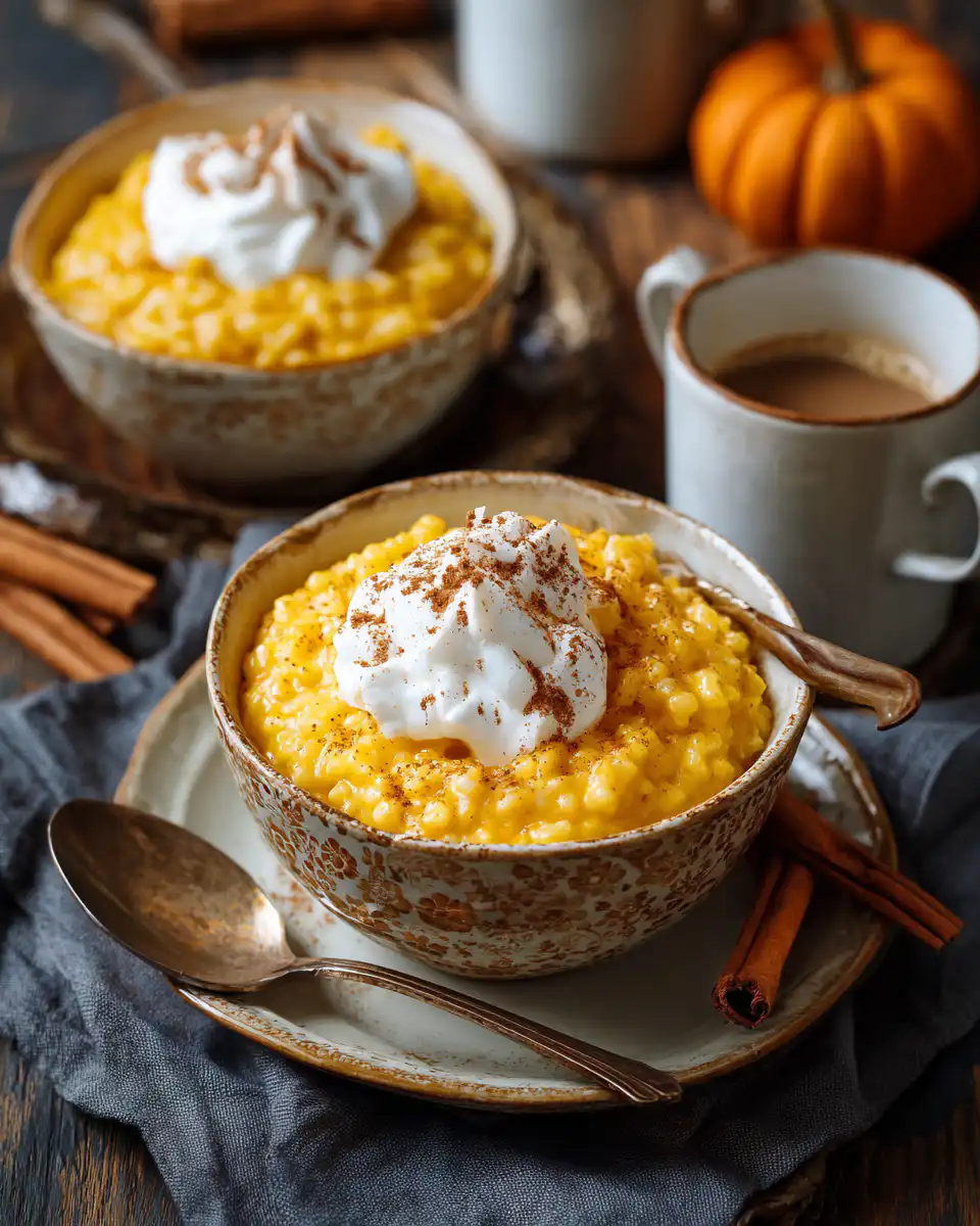 Pumpkin Rice Pudding