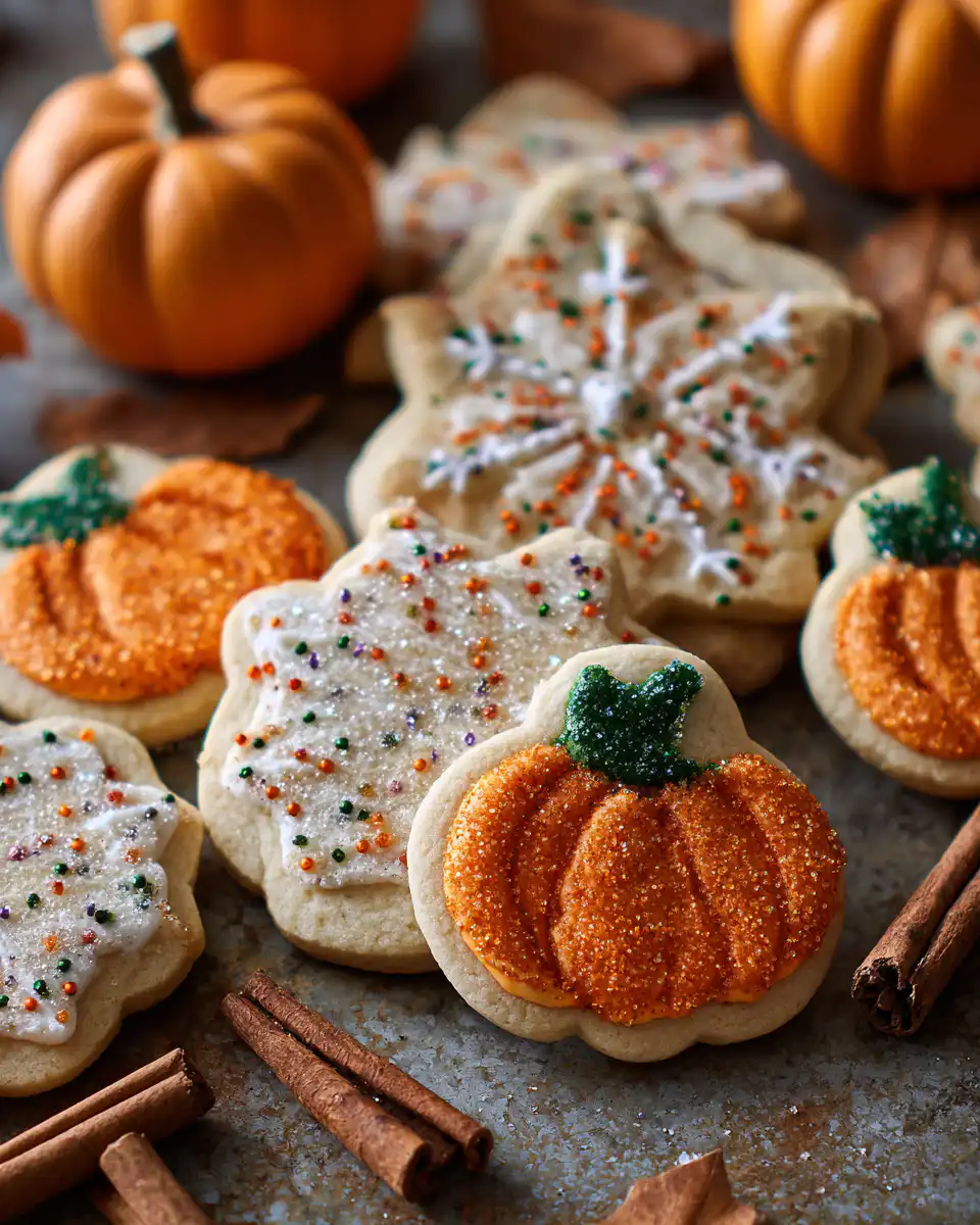 Pumpkin-Spice Sugar Cookies