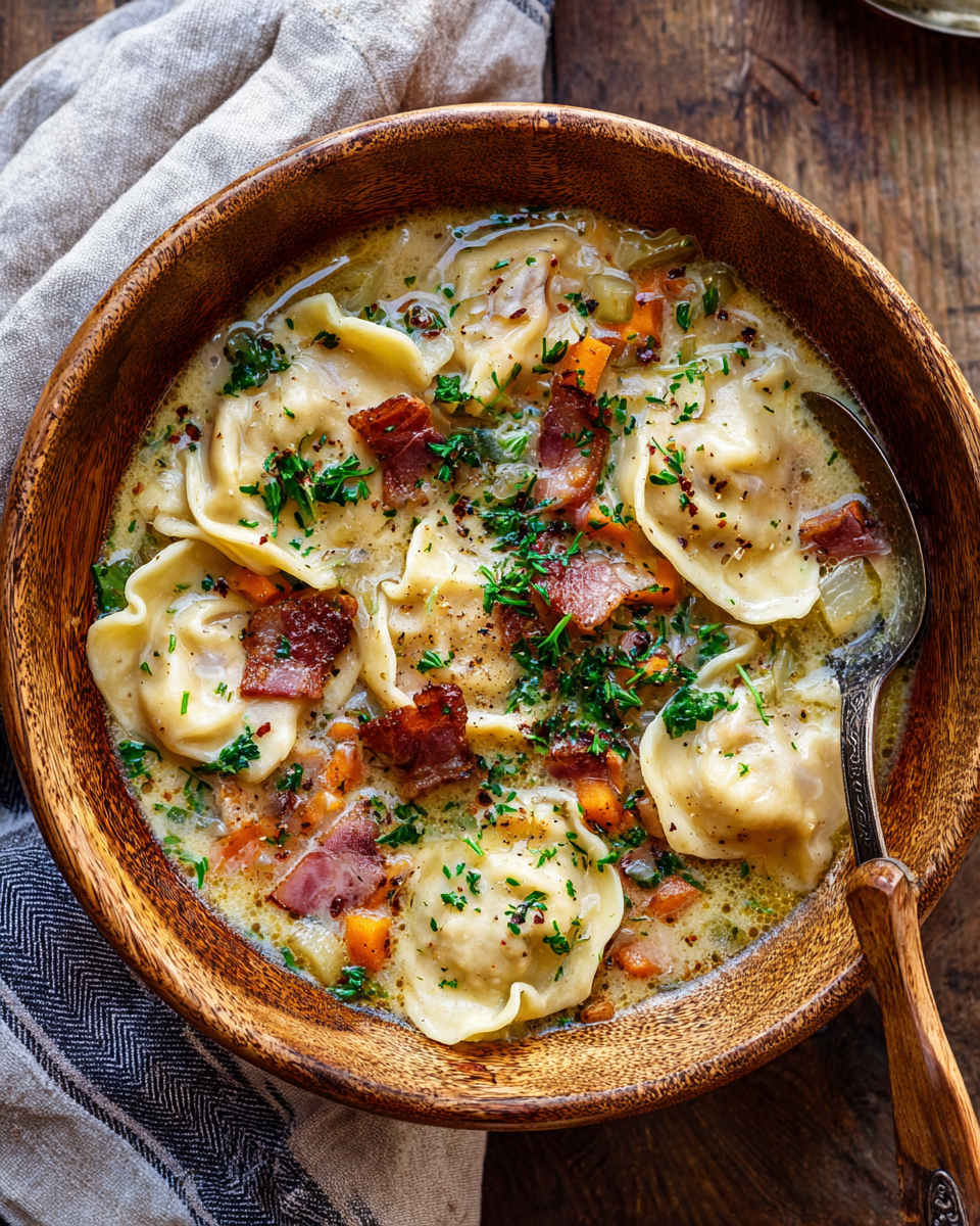 Southern Style Pierogi Soup