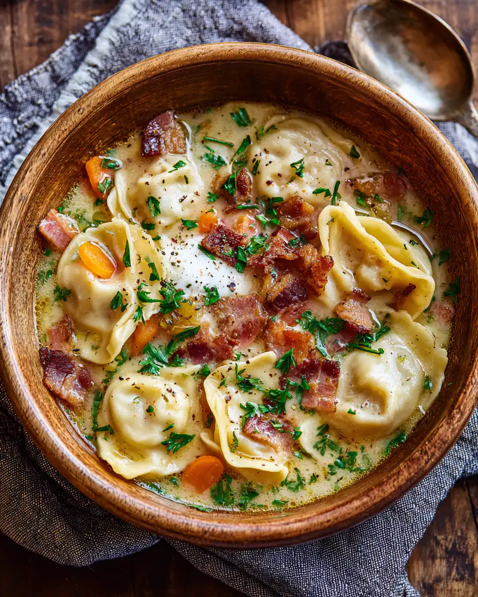 Southern Style Pierogi Soup