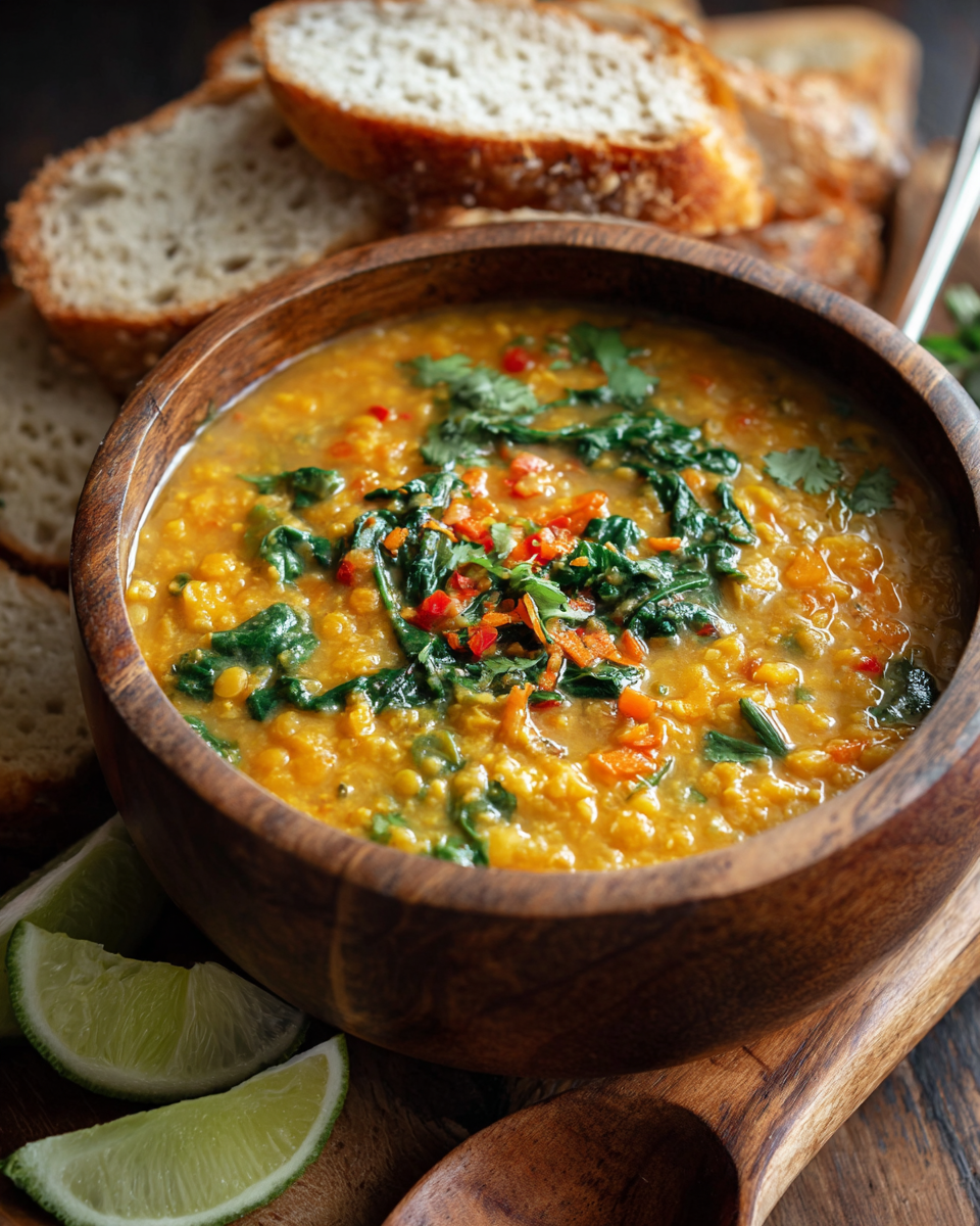 Thai Coconut Red Lentil Soup