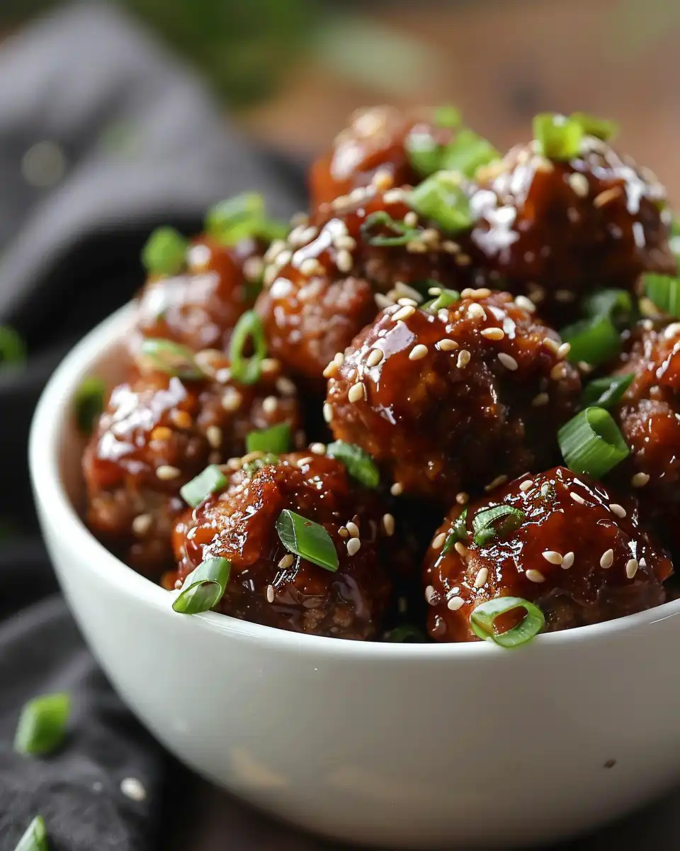 Asian Meatballs Crockpot