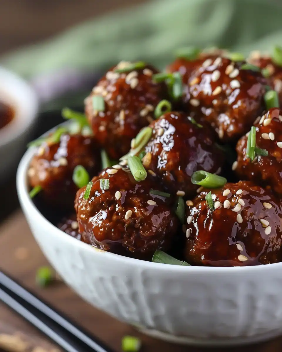 Asian Meatballs Crockpot