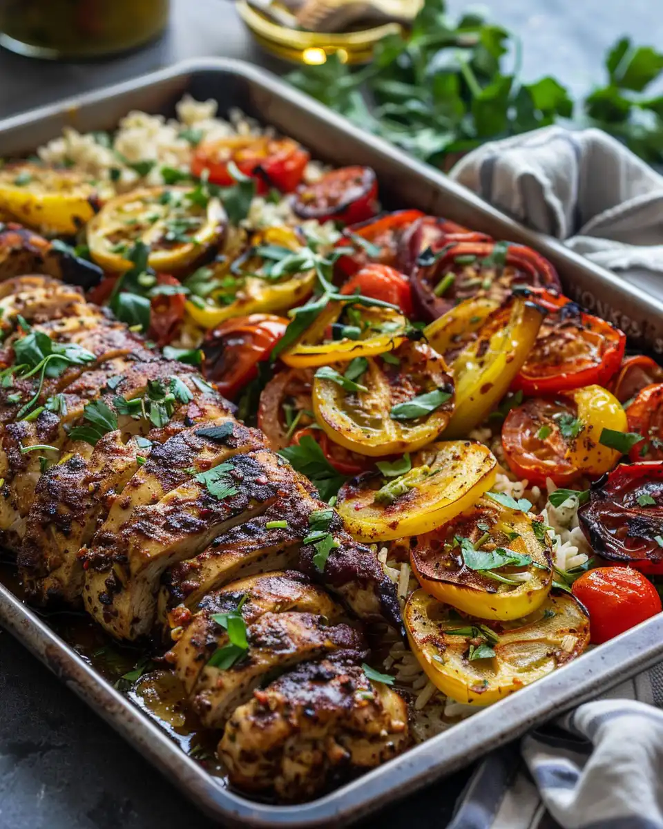 Best Chicken Shawarma Sheet-Pan Dinner
