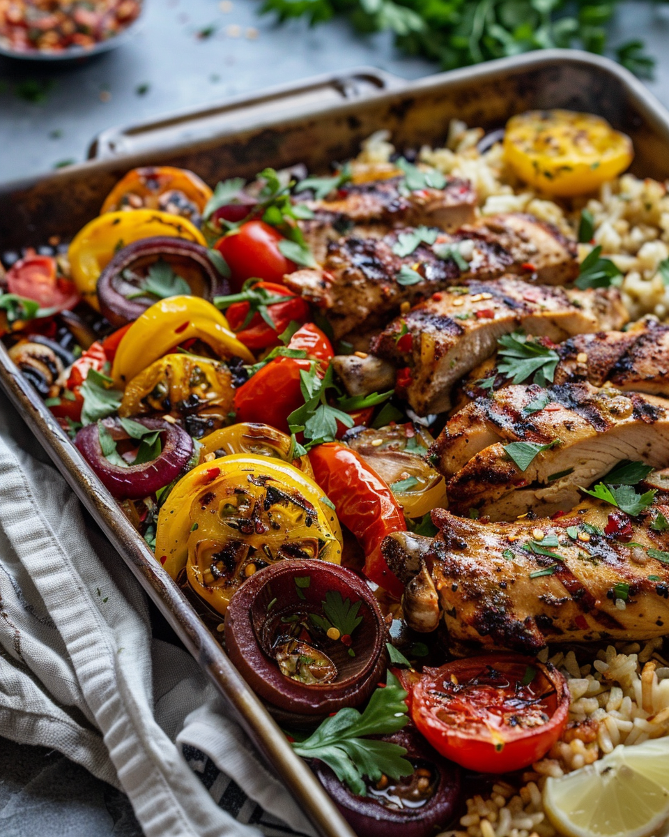 Best Chicken Shawarma Sheet-Pan Dinner