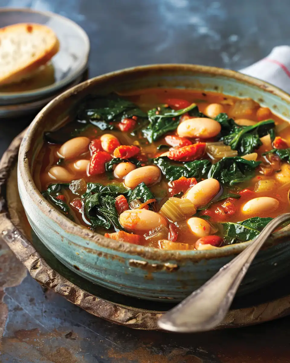 Cannellini-Bean and Greens Stew