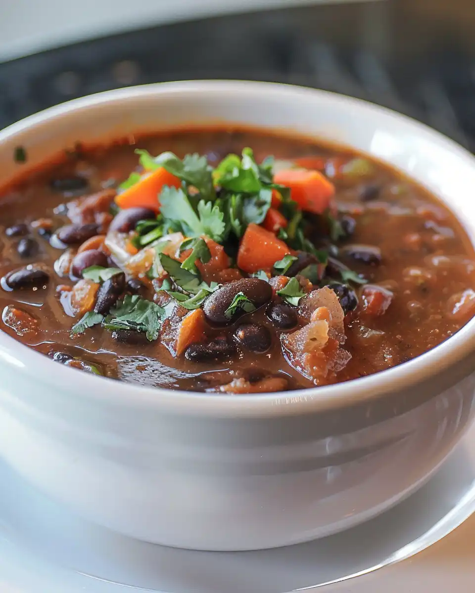 Chef Aj's Black Bean Soup