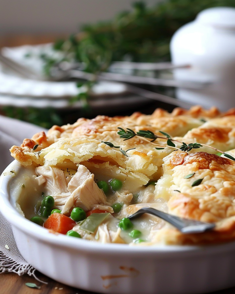 Chicken Pot Pie Casserole