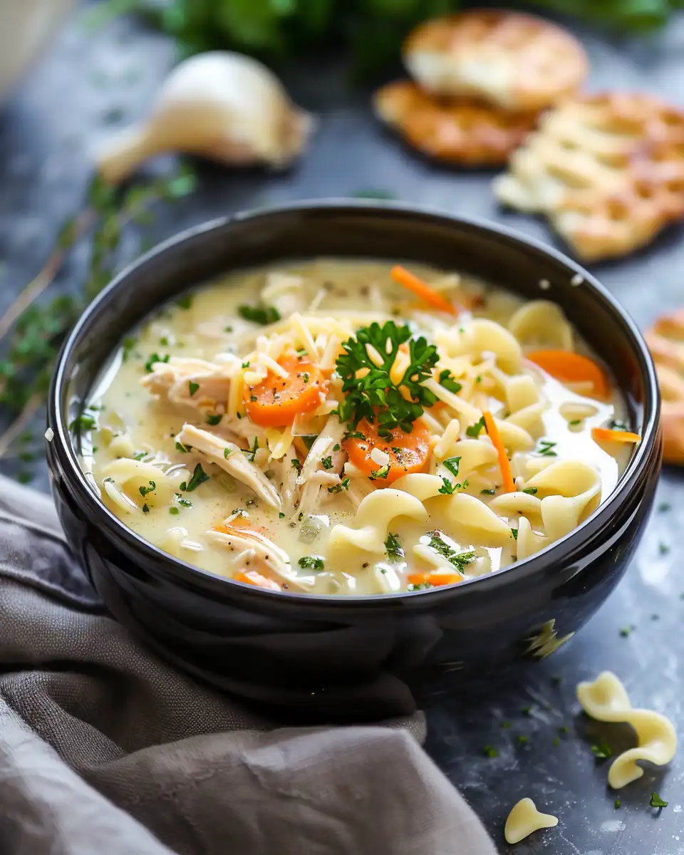 Crack Chicken Noodle Soup