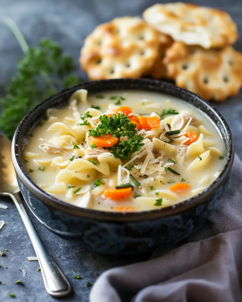 Crack Chicken Noodle Soup
