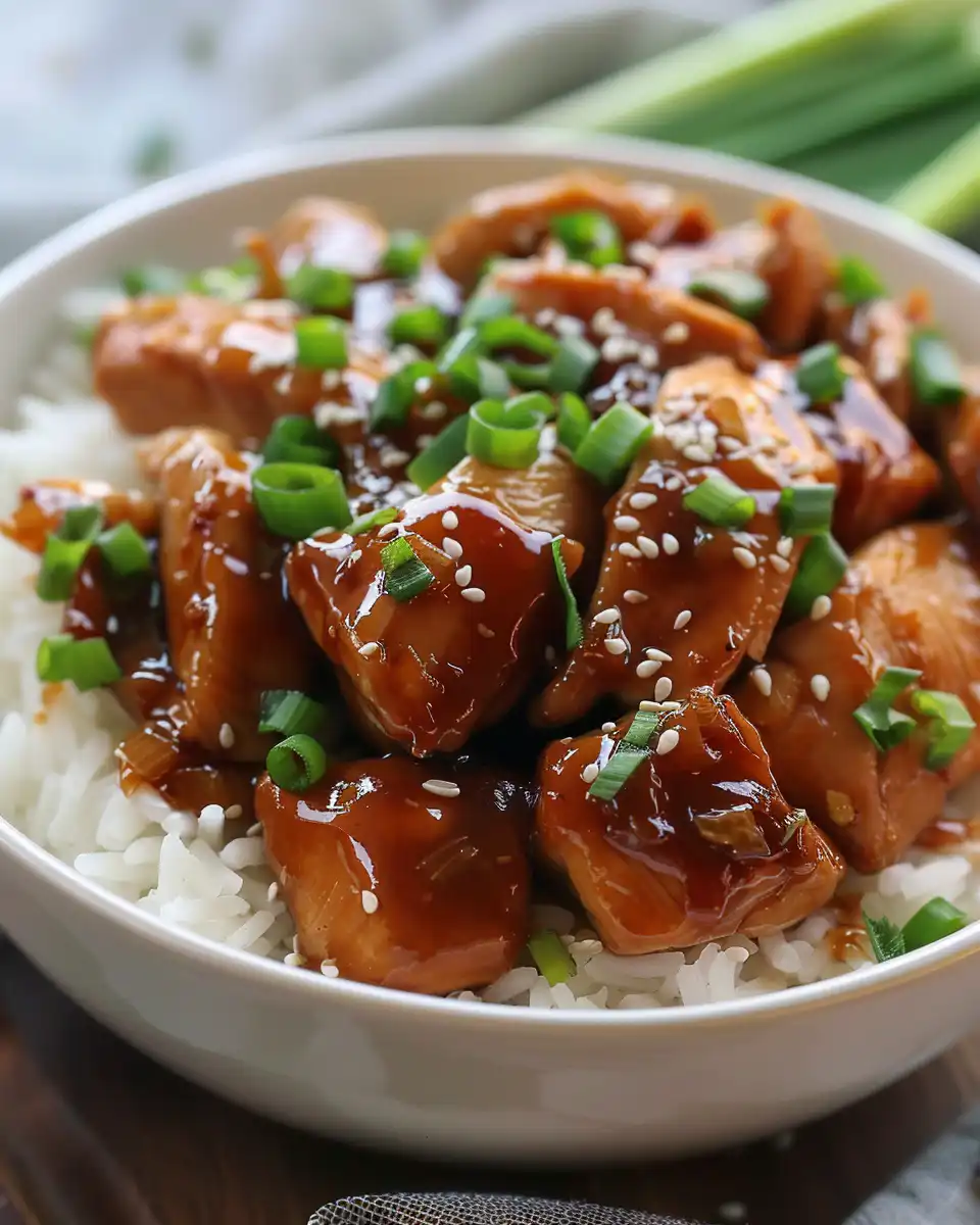 Crock Pot Bourbon Chicken Recipe
