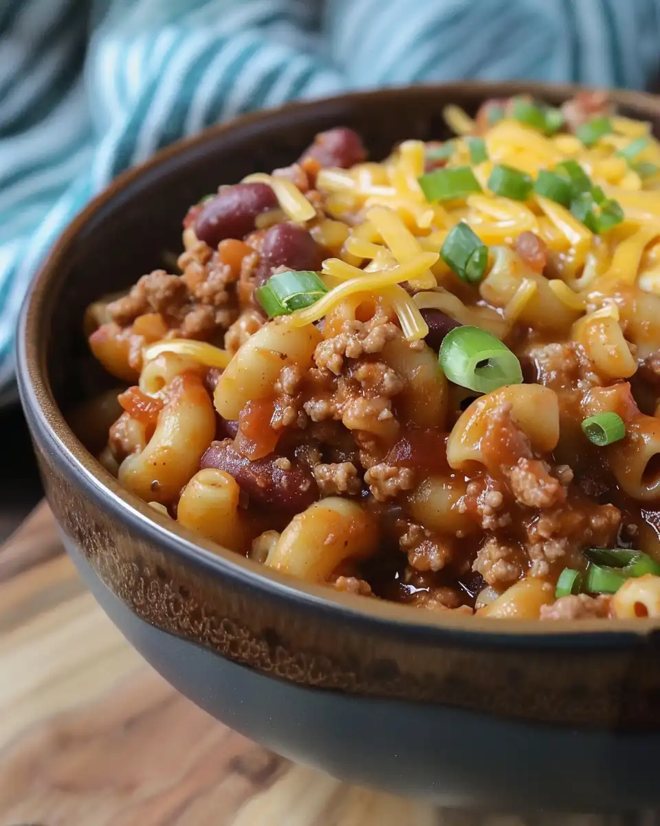 Crockpot Chili Mac and Cheese Recipe