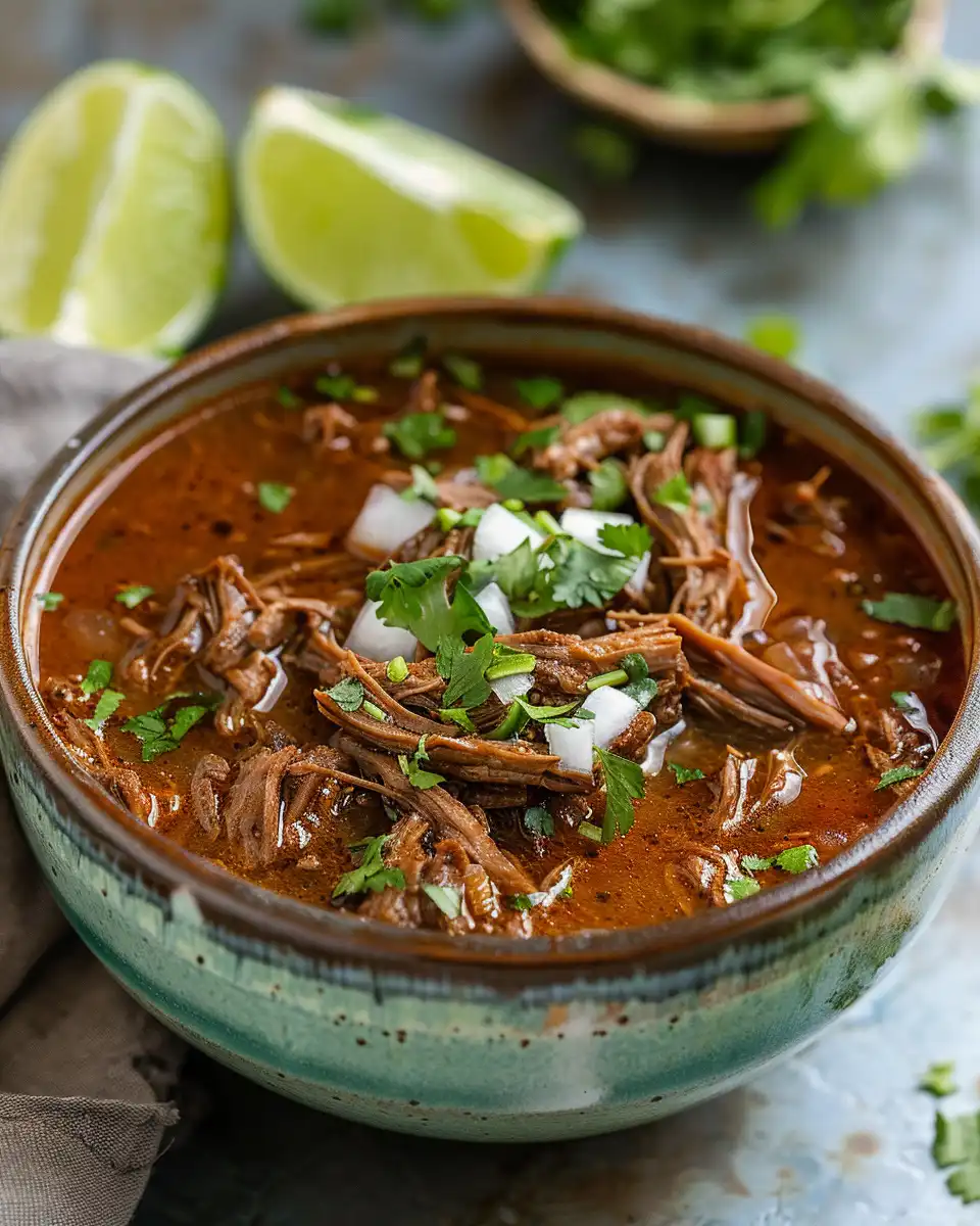 Crockpot Mexican Beef Birria