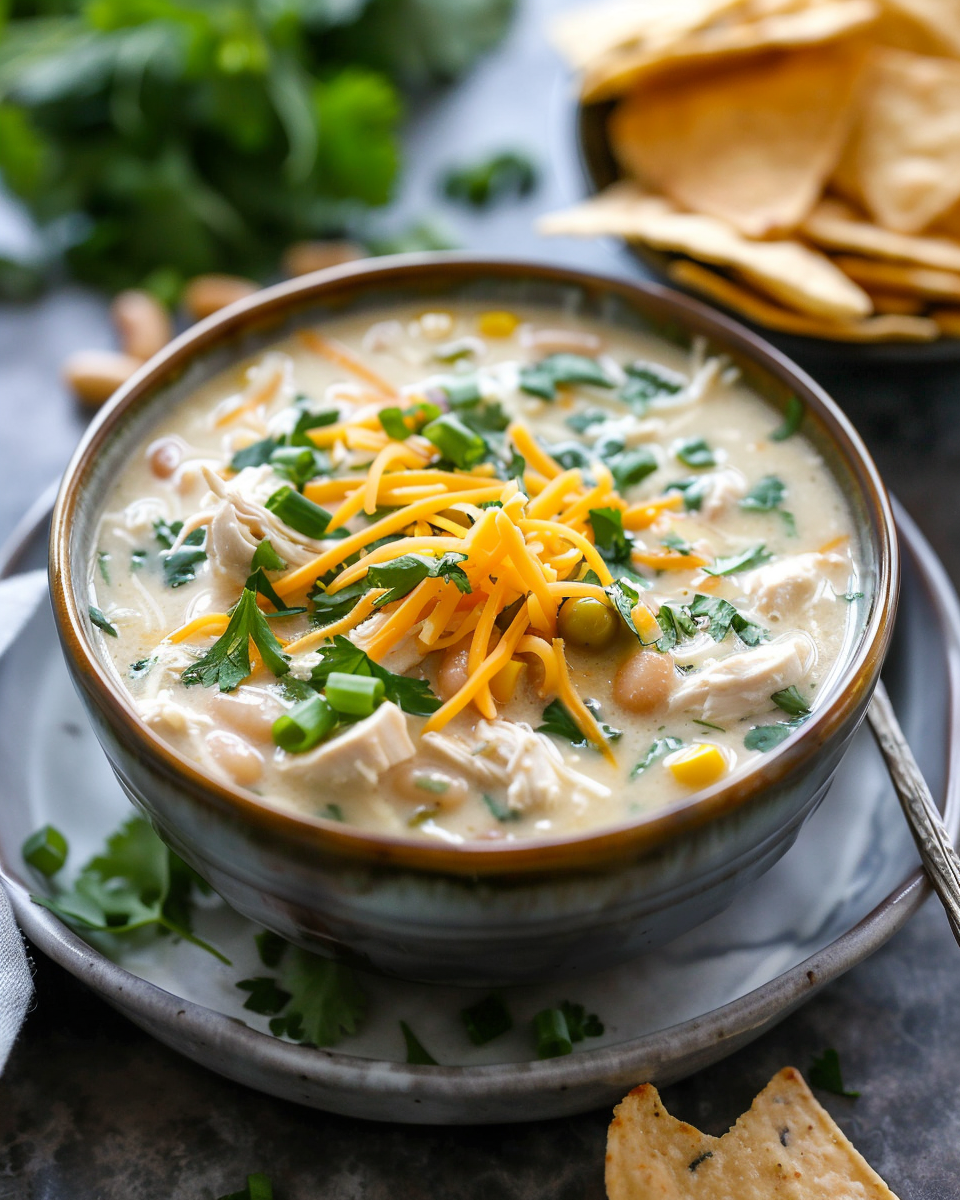 Crockpot White Chicken Chili (Contest Winning!)