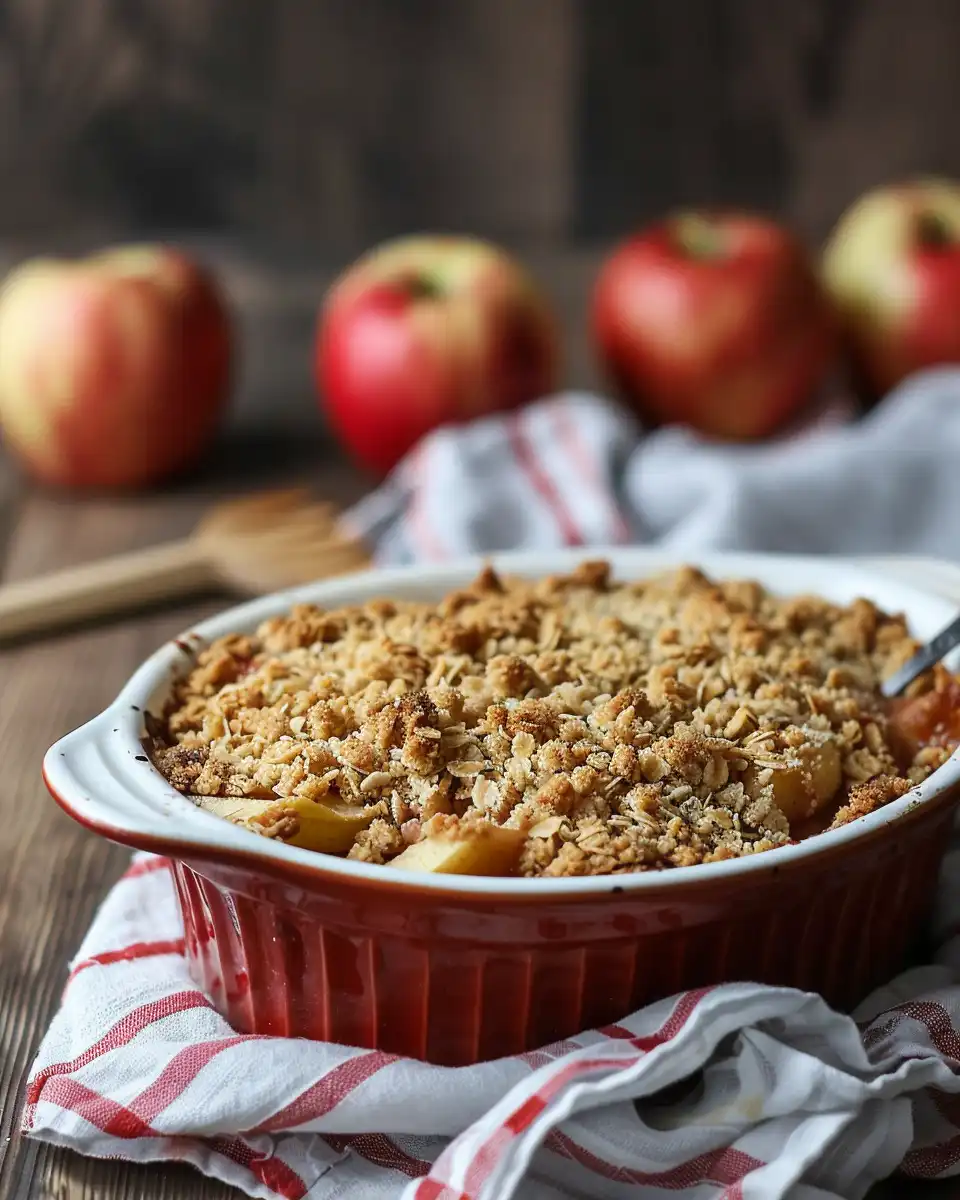 Fall in Love with This Easy Maple Ginger Apple Crumble Recipe!