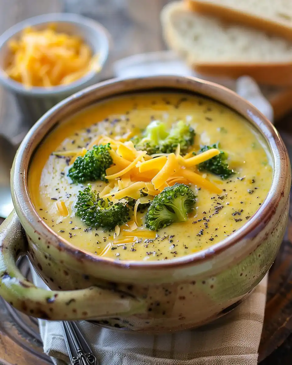 Instant Pot Broccoli Cheddar Soup