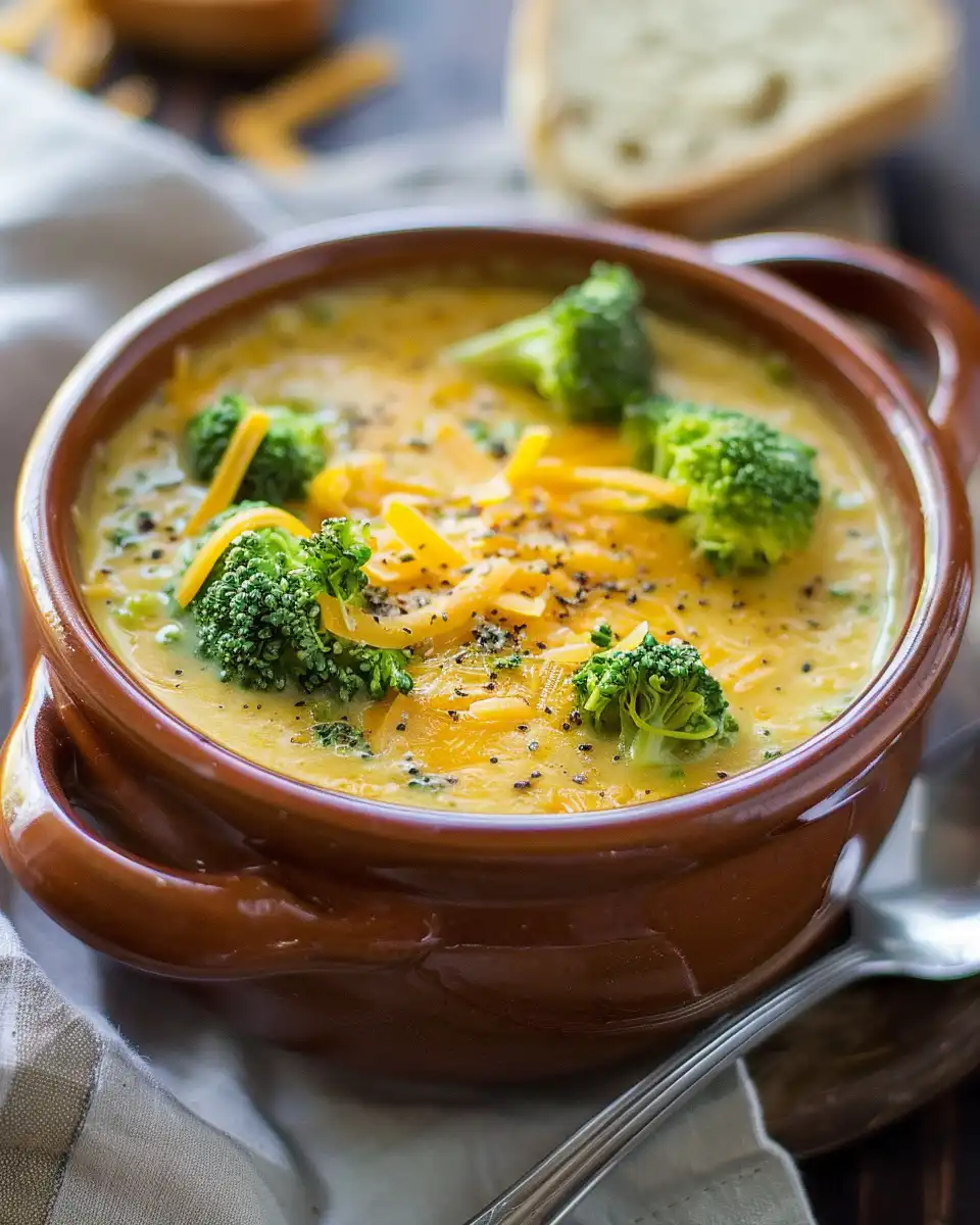 Instant Pot Broccoli Cheddar Soup