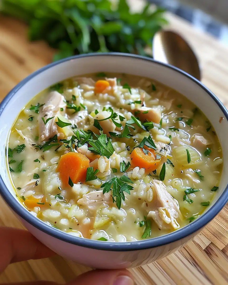 Leftover Chicken Soup Risotto