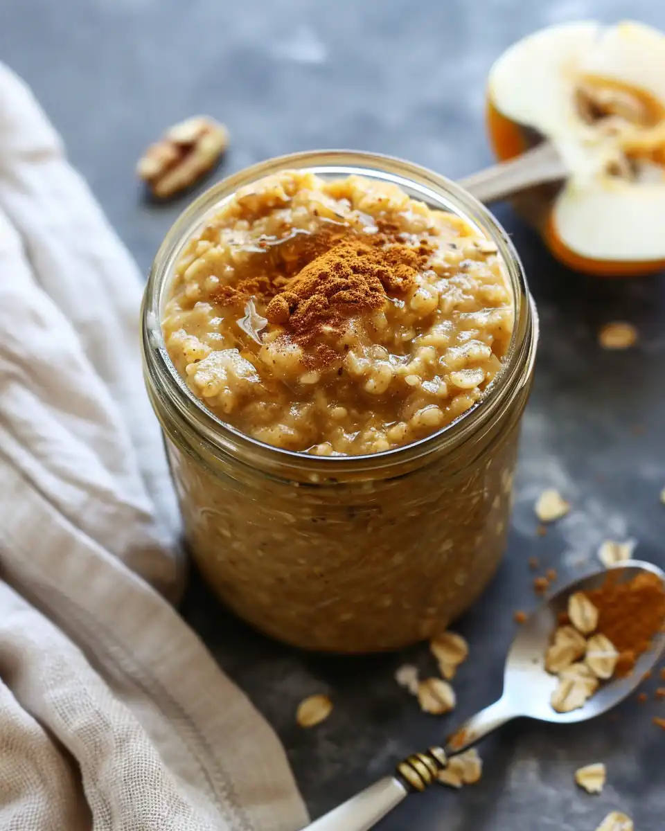 Pumpkin Spice Oatmeal Jars Are Super Quick!