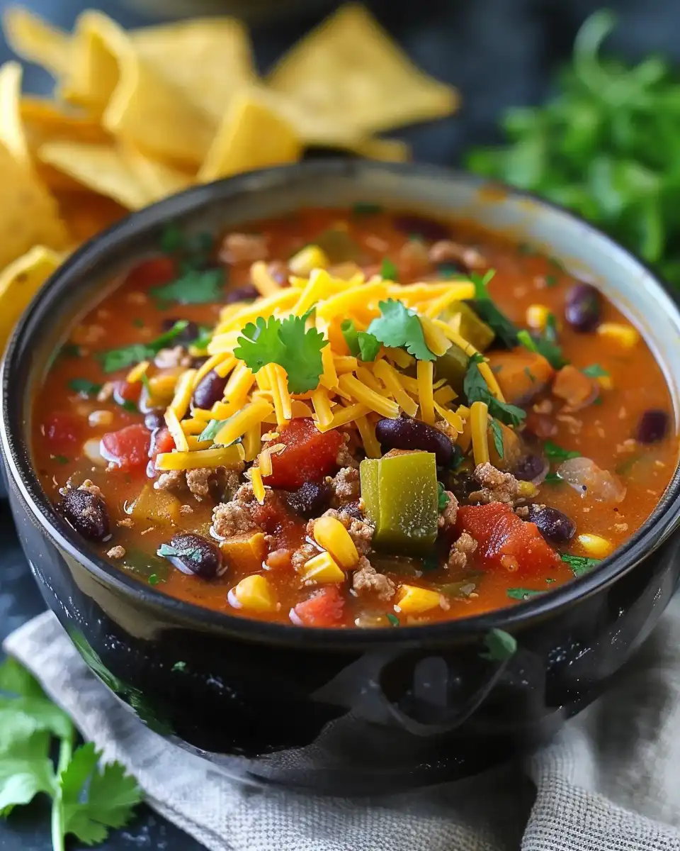 Slow Cooker Taco Soup