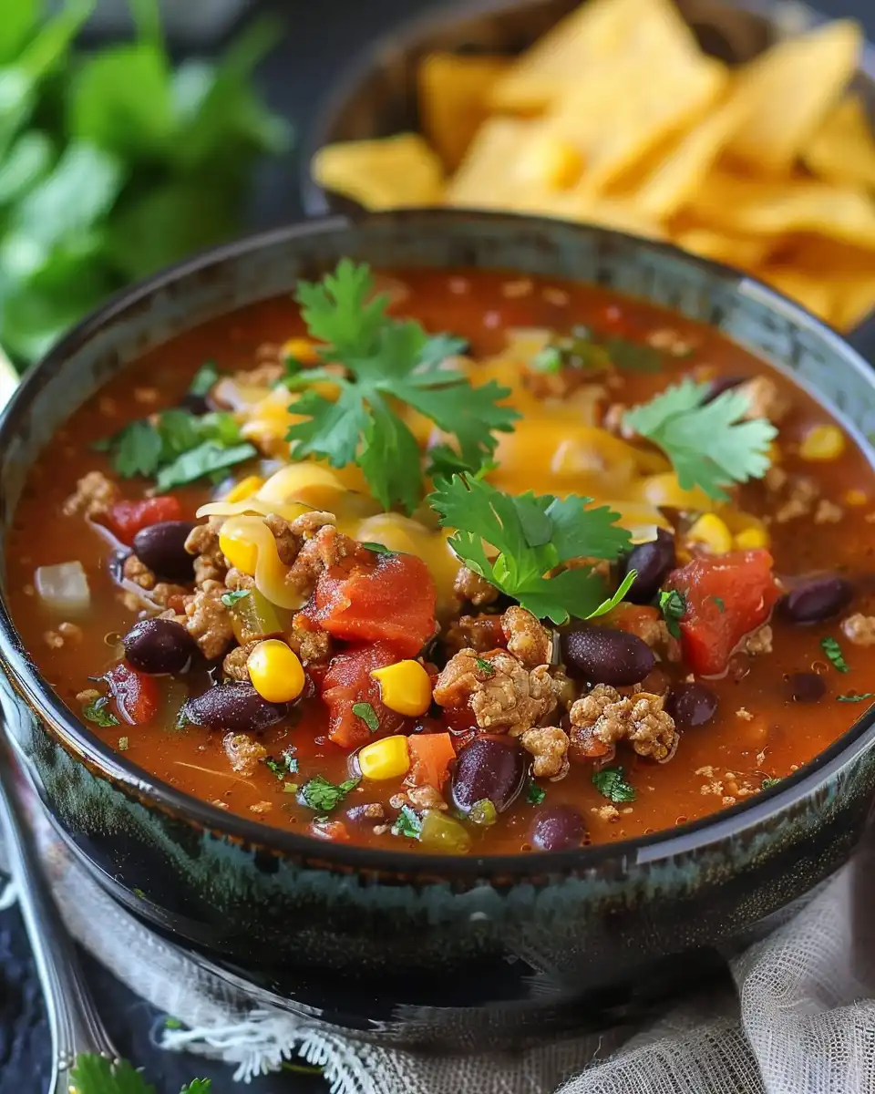 Slow Cooker Taco Soup
