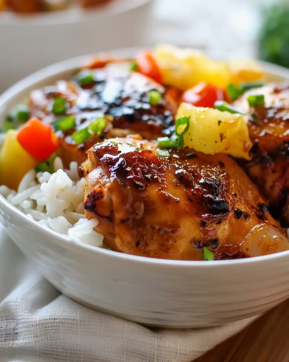 Sweet Hawaiian Crockpot Chicken