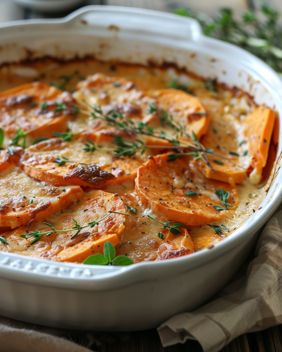Sweet Potato Gratin