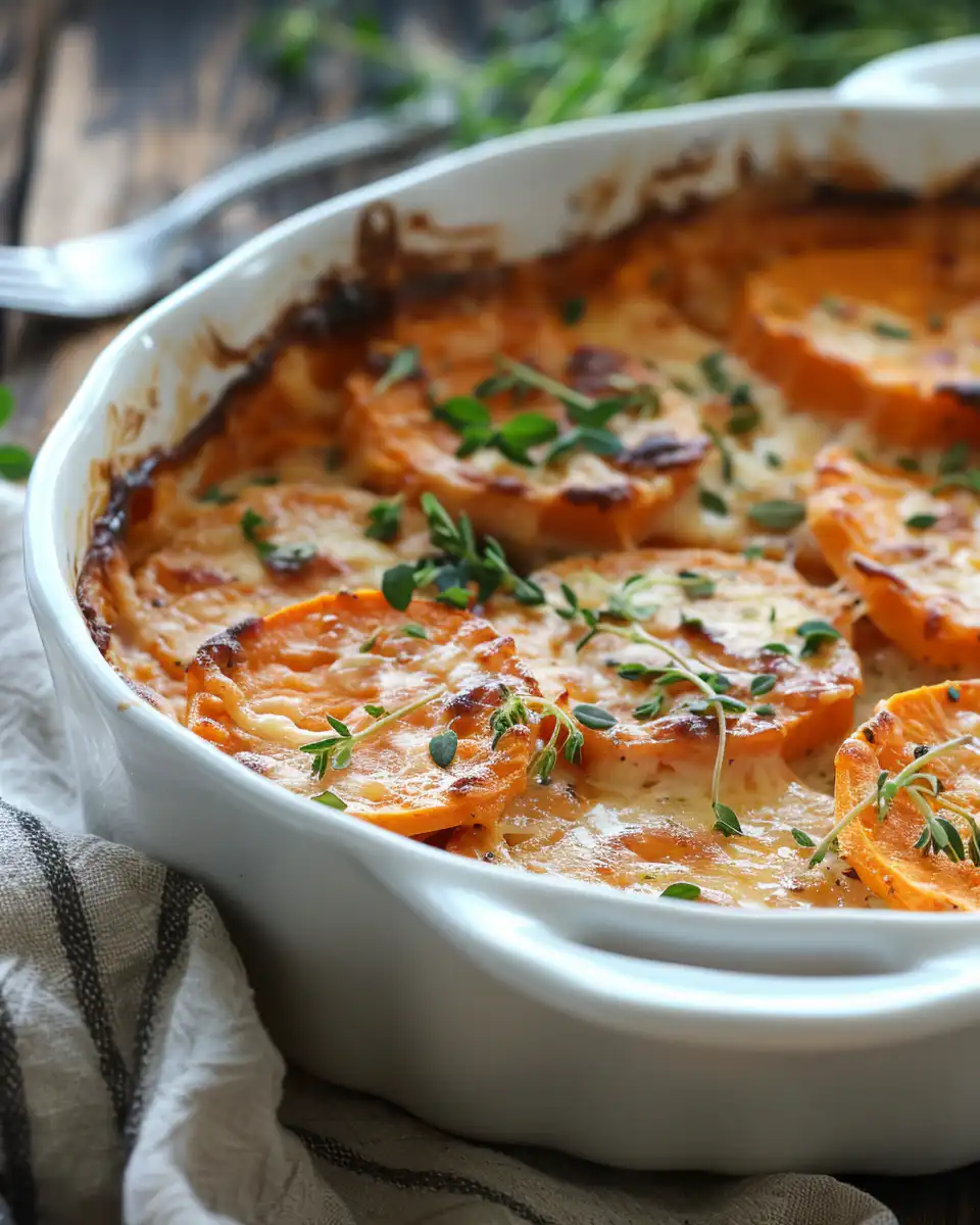 Sweet Potato Gratin