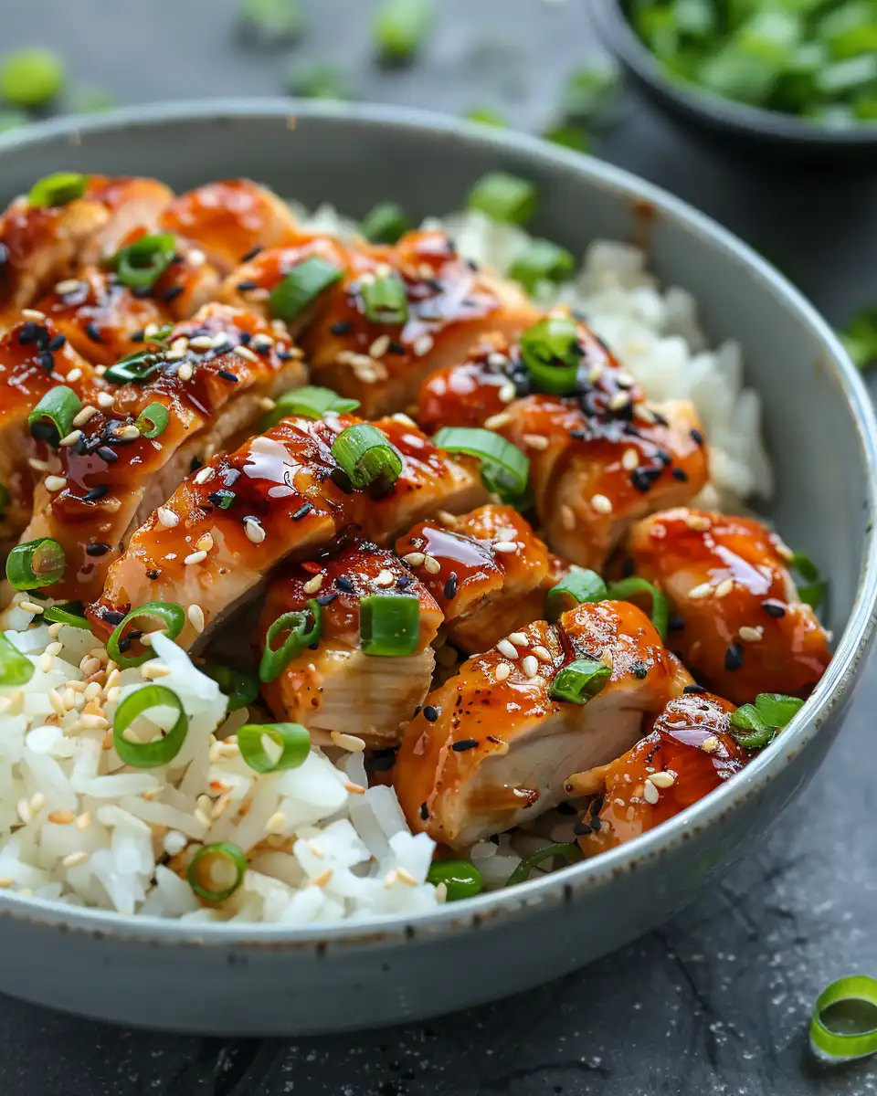 Teriyaki Chicken Rice Bowl (Amazing Recipe)