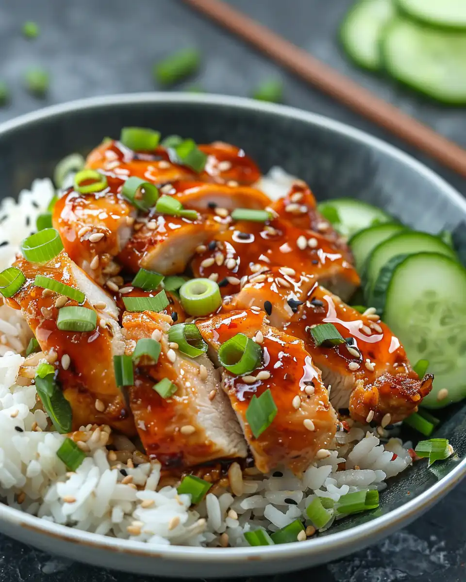 Teriyaki Chicken Rice Bowl (Amazing Recipe)