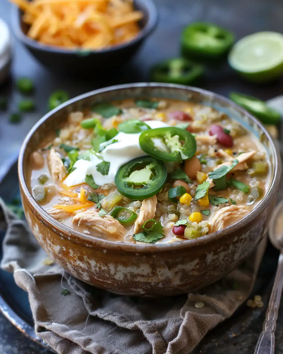 White Chicken Quinoa Chili