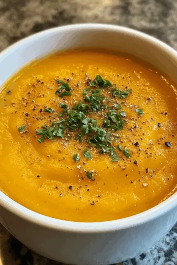 Air Fryer Butternut Squash Soup taken with iphone 15 pro max --iw 2 --ar 4:5 --v 6.1 --raw
