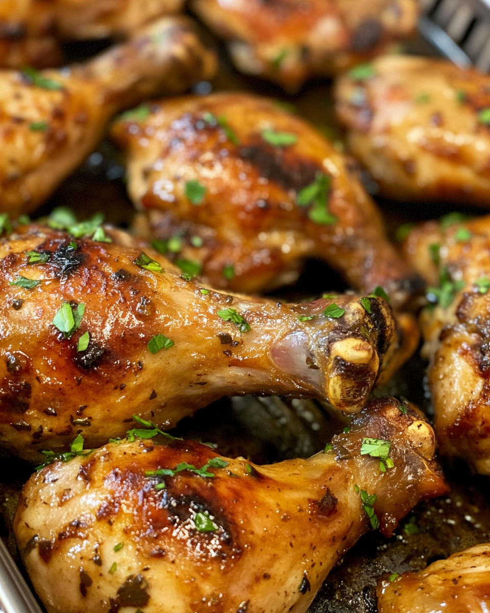 Fresh ingredients for air fryer soy sauce chicken in preparation