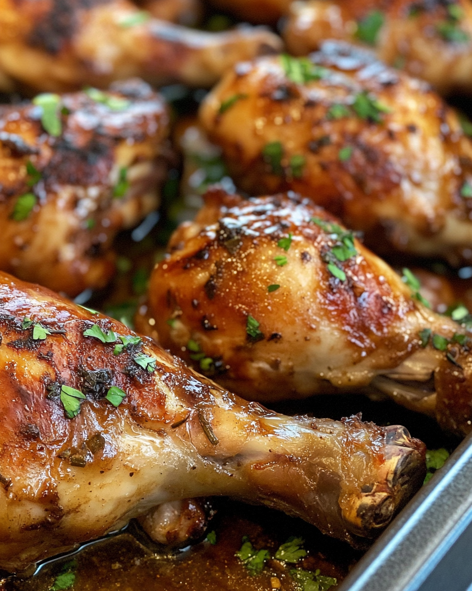 Crispy and juicy air fryer soy sauce chicken ready to serve
