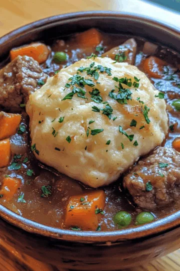 Beef Stew and Dumplings taken with iphone 15 pro max --iw 2 --ar 4:5 --v 6.1 --raw