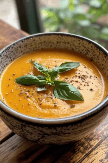 Best Carrot Ginger Soup taken with iphone 15 pro max --iw 2 --ar 4:5 --v 6.1 --raw