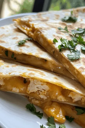 Best Chicken Quesadilla taken with iphone 15 pro max --iw 2 --ar 4:5 --v 6.1 --raw