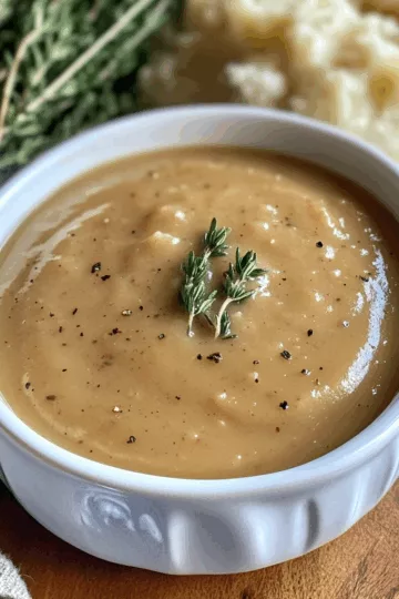 Best Make-Ahead Turkey Gravy taken with iphone 15 pro max --iw 2 --ar 4:5 --v 6.1 --raw