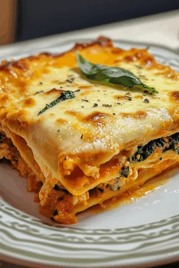 Butternut Squash Lasagna taken with iphone 15 pro max --iw 2 --ar 4:5 --v 6.1 --raw