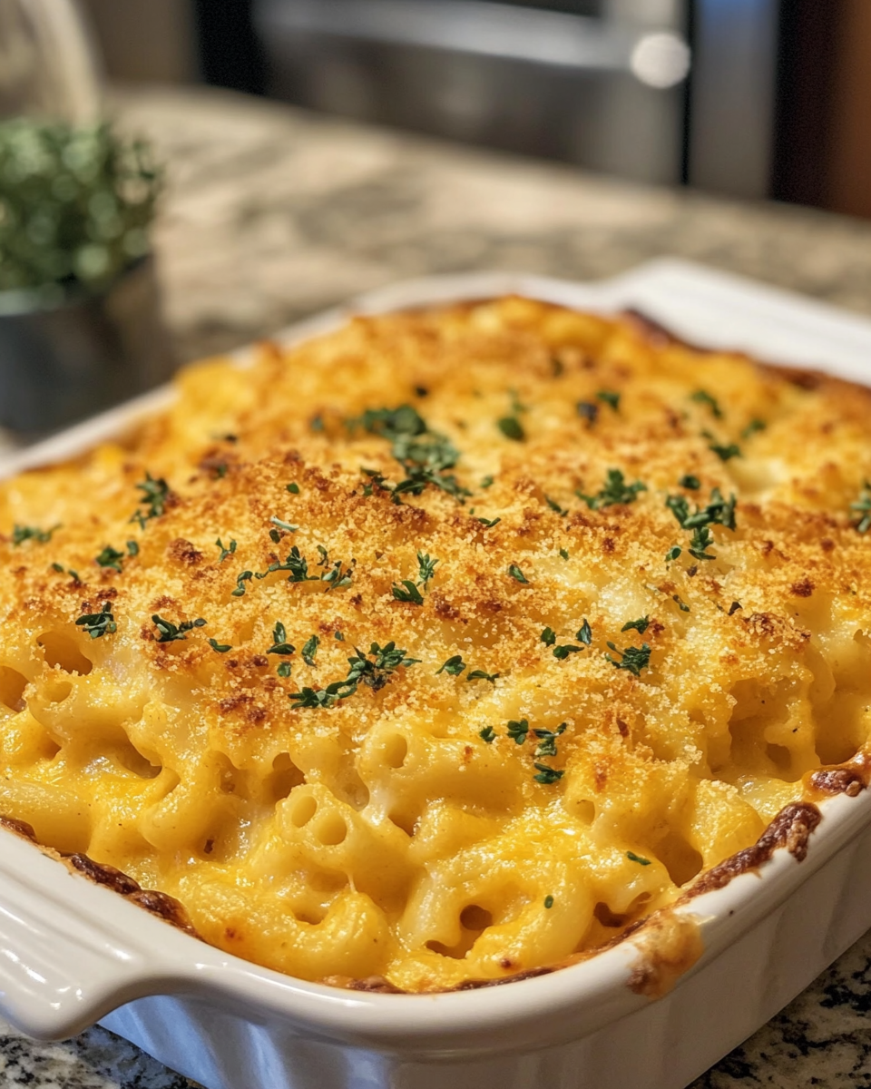 Butternut squash mac and cheese steaming fresh from the pressure cooker